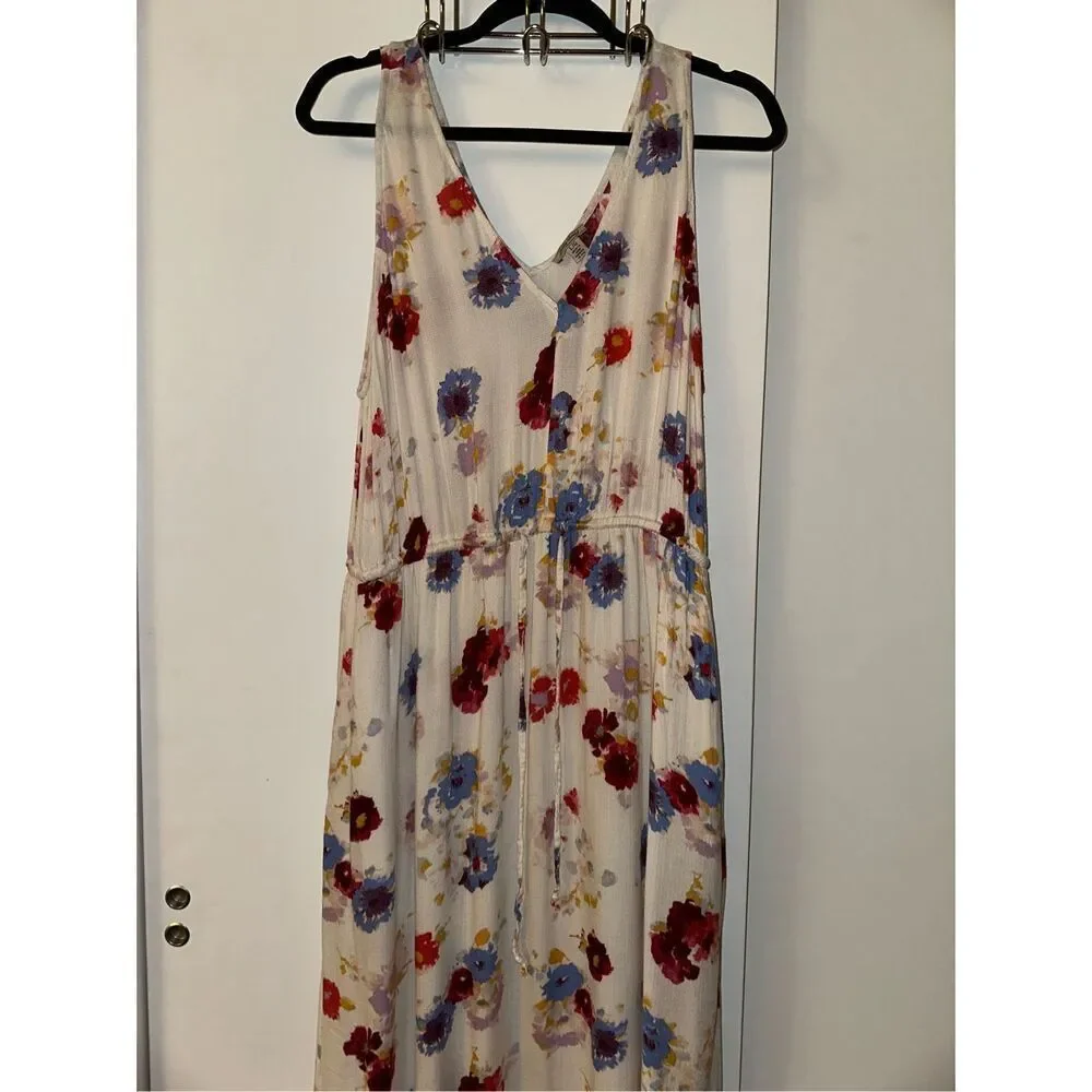 Lucky Brand Women’s Floral Tank Top Maxi Dress Size Large EUC - Picture 3 of 12